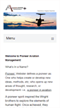 Mobile Screenshot of pioneeraviationmanagement.com